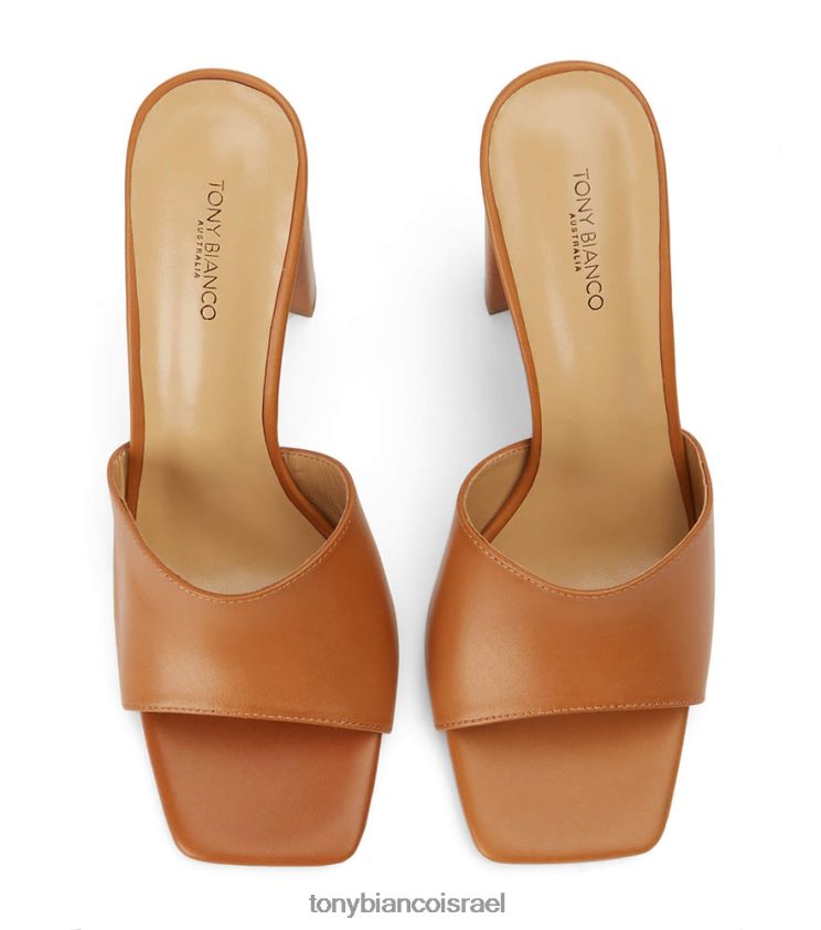 נעלי עקב בלוק | נשים שזוף קומו Tony Bianco נעלי עקב של פאראני 8BNR8T229